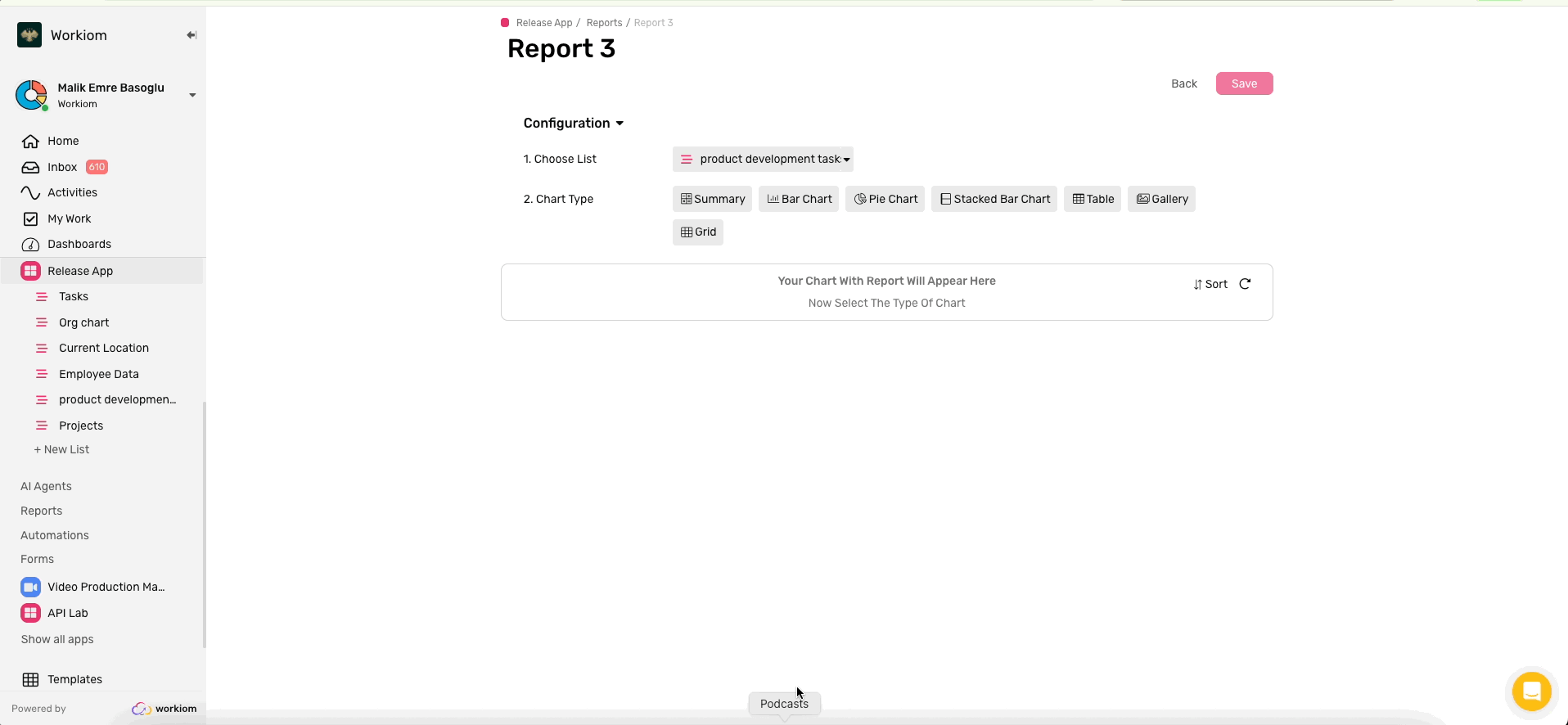 ميزات الإبلاغ المتقدمة صورة